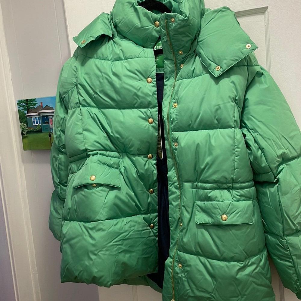 Brand new J Crew puffer coat